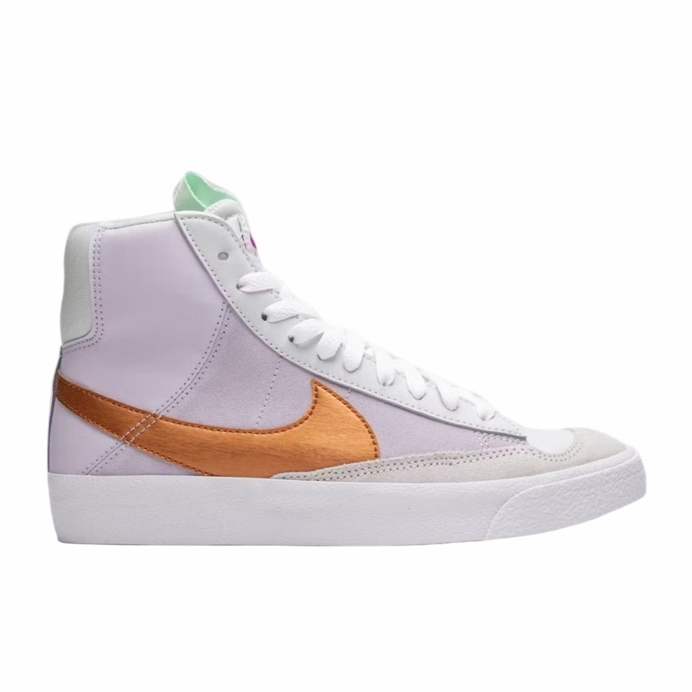 NIKE GS BLAZER MID '77 DANCE BARELY‎ GRAPE METALLIC COPPER boys 5.5 /women’s 7